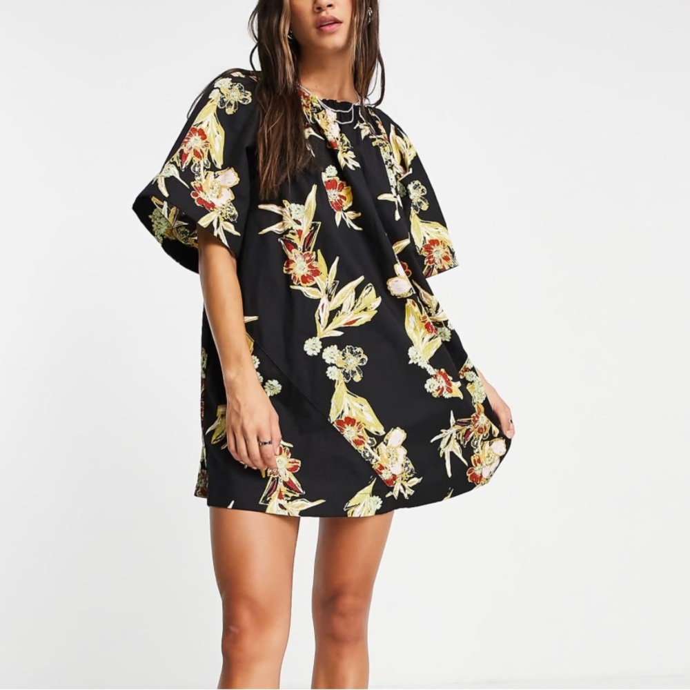 Free People Jodie printed tunic dress